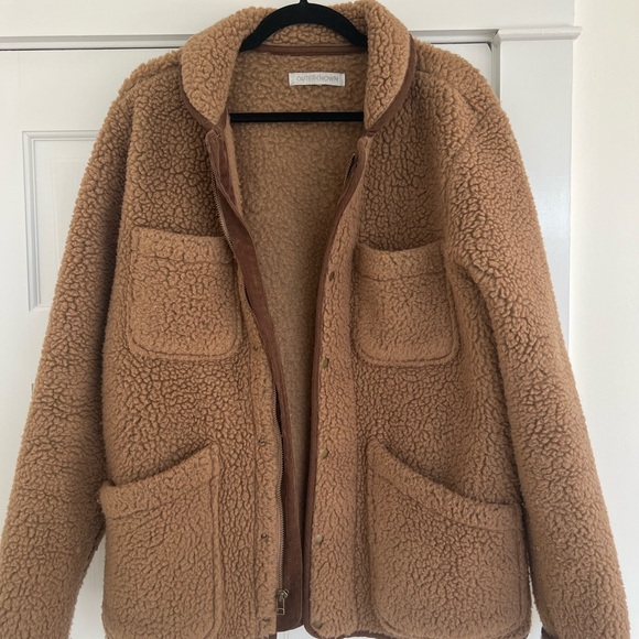 Outerknown Tan Sherpa Jacket